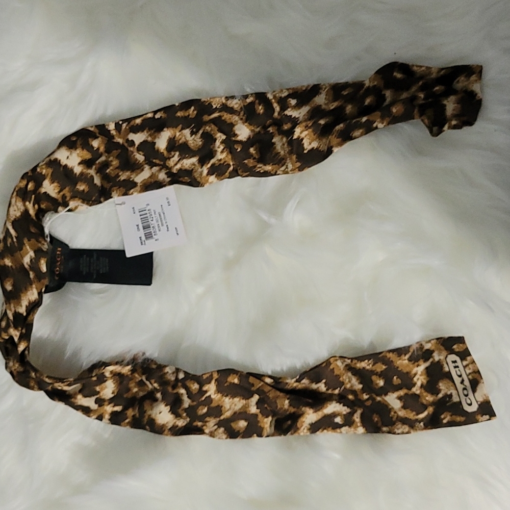Coach purse scarf